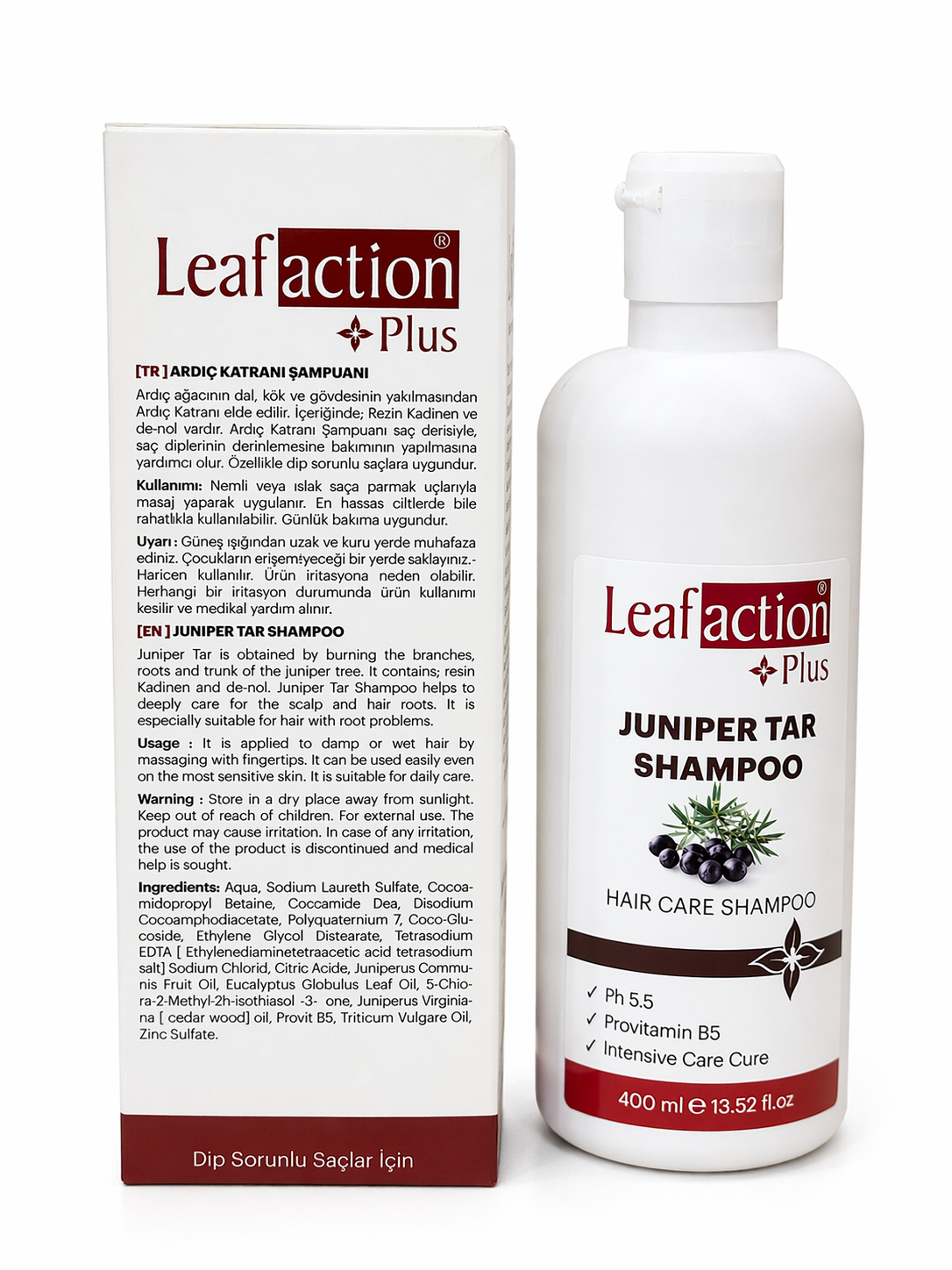 Leafaction Plus Ardıç Katranı Şampuanı 400 ml – Saç Bakım Şampuanı