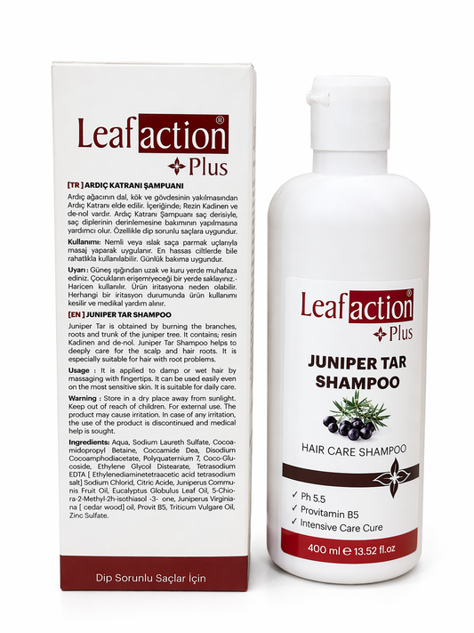 Leafaction Plus Ardıç Katranı Şampuanı 400 ml – Saç Bakım Şampuanı
