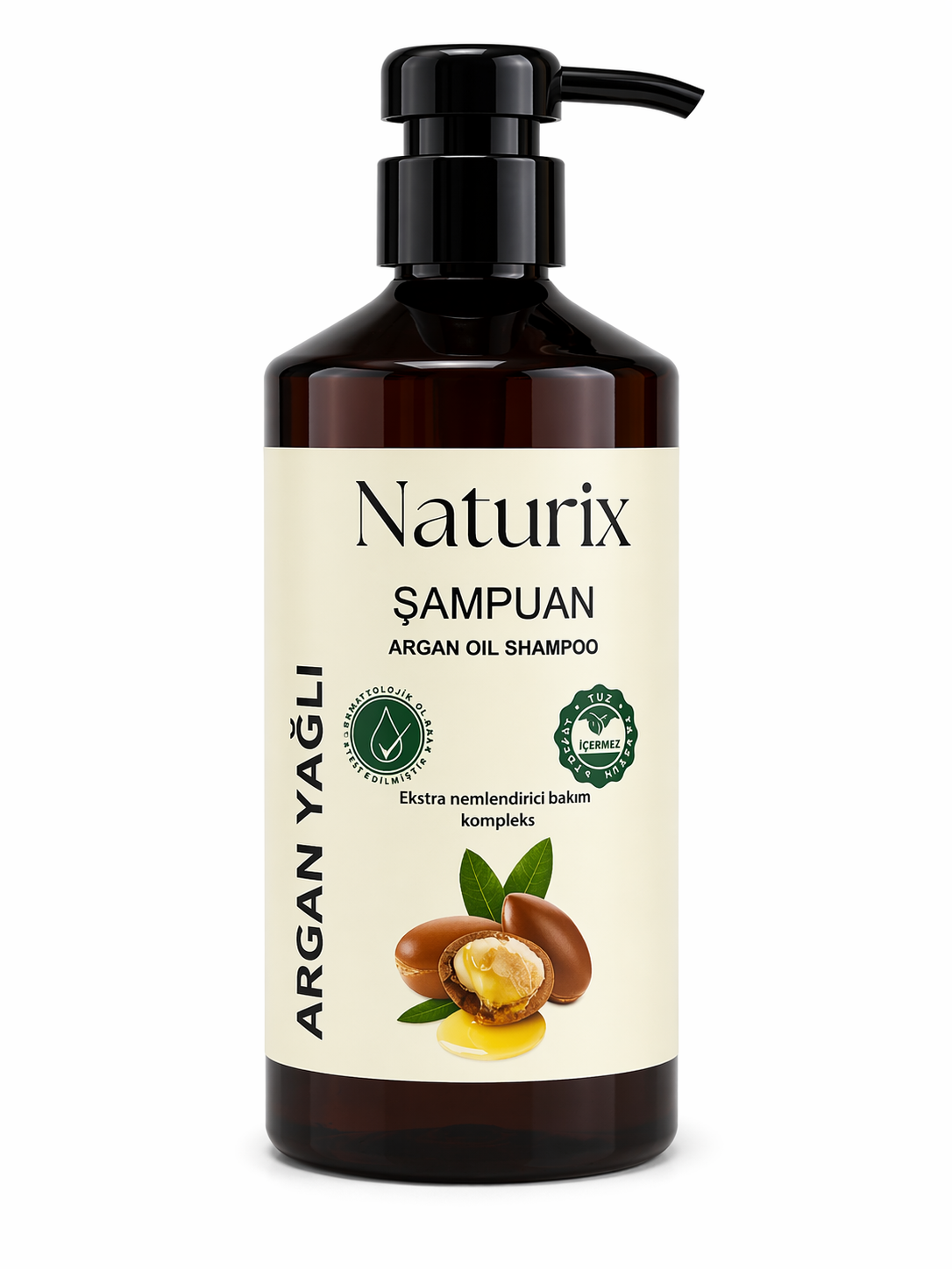 Naturix Argan Yağlı Şampuan 600 ml Nemlendirici Saç Bakım Şampuanı