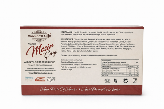 Macun-u Şifa Manisa Mesir Çayı 20’li Süzen Poşet 40 gr