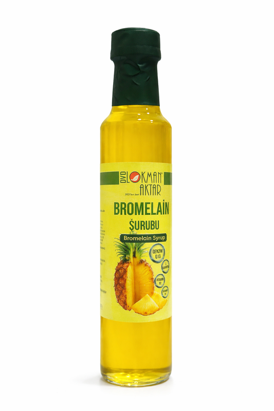 Bromelain Şurubu Cam Şişe 250 Ml