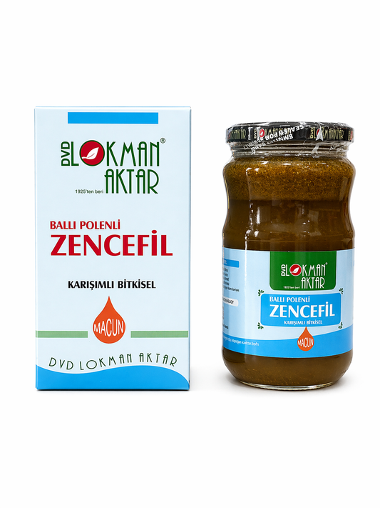 Lokman Aktar Ballı Polenli Zencefil Macunu 420g Bitkisel Karışım