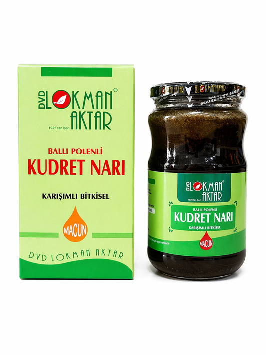 Lokman Aktar Ballı Polenli Kudret Narı Macunu Karışımlı Bitkisel 420g