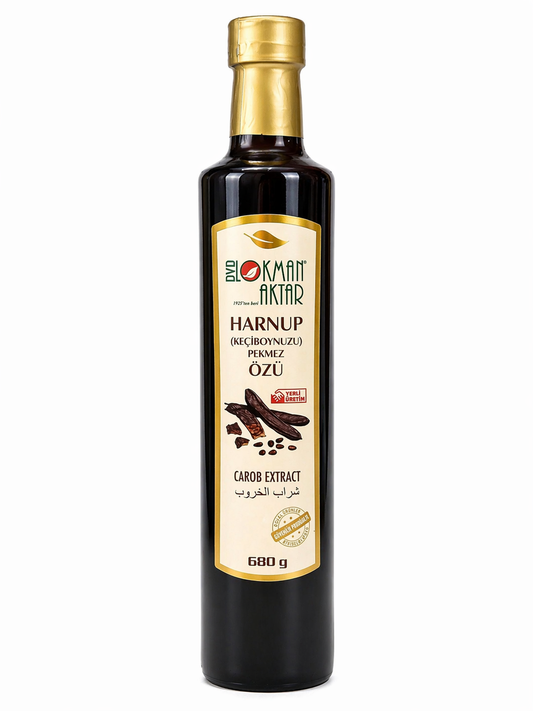 Lokman Aktar Harnup (Keçiboynuzu) Pekmez Özü 680g Doğal Carob Extract