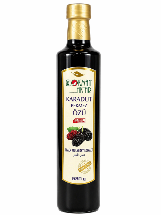 Lokman Aktar Karadut Pekmez Özü 680g Doğal Black Mulberry Extract