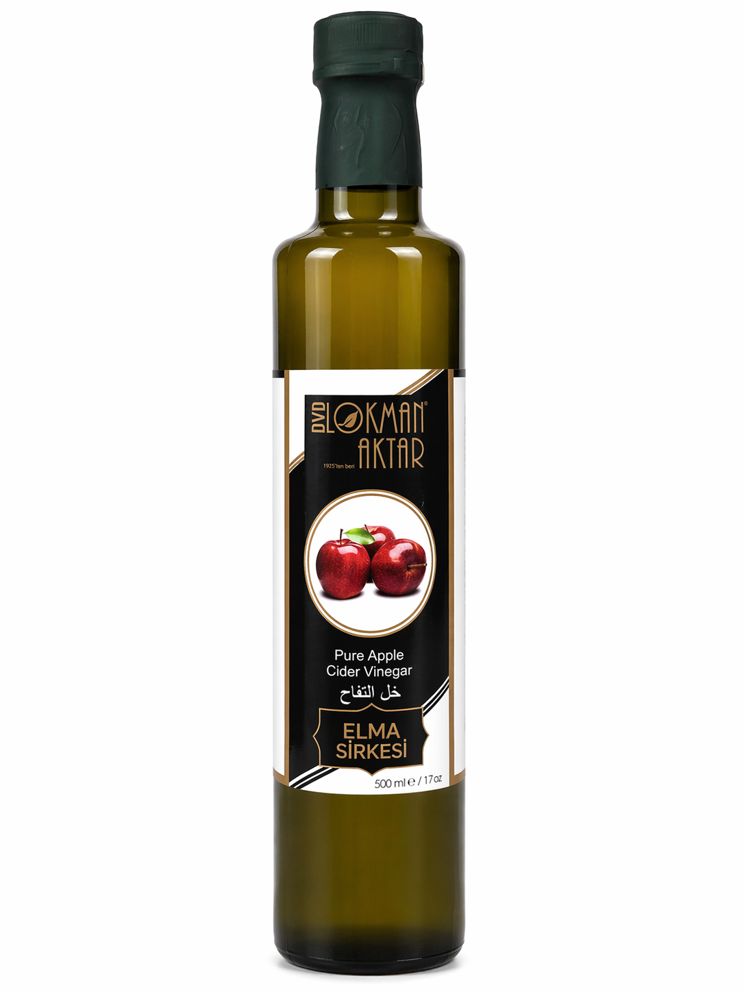 Lokman Aktar Elma Sirkesi 500ml Doğal Fermente Apple Cider Vinegar