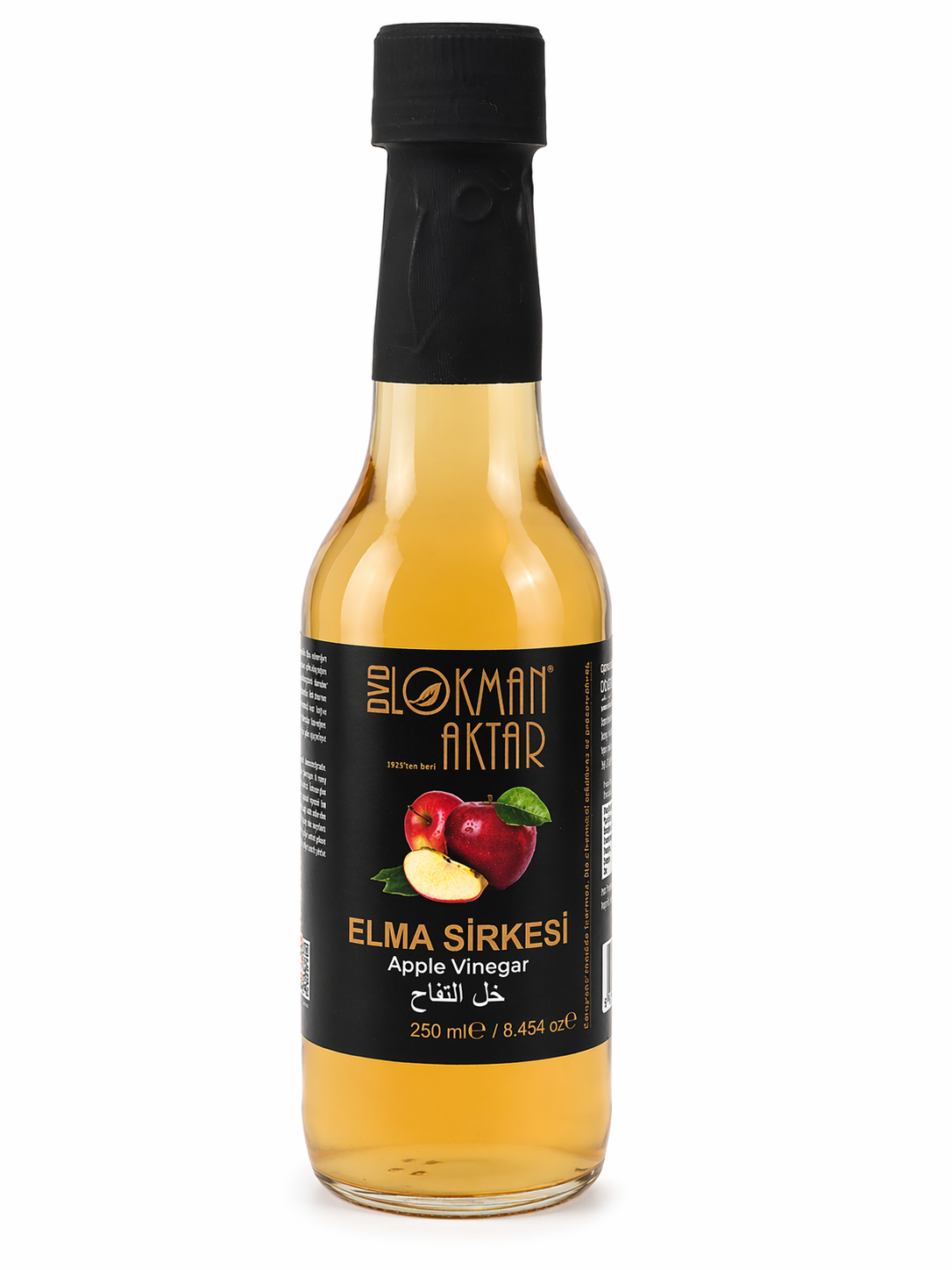 Lokman Aktar Elma Sirkesi 250ml Doğal Fermente Apple Cider Vinegar