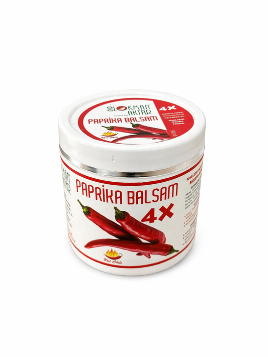 Paprika Balsam 4X Kırmızı Biber Özlü Isıtıcı Masaj Kremi 500 ml