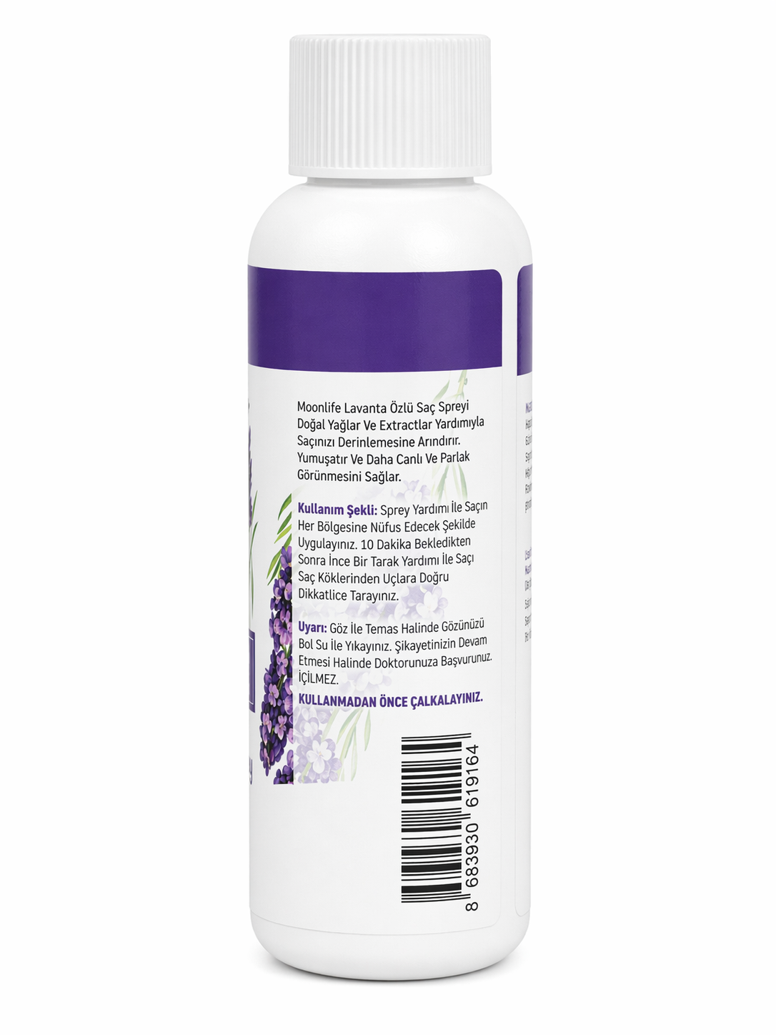 Moonlife Lavanta Yağlı Saç Bakım Spreyi 100 ml