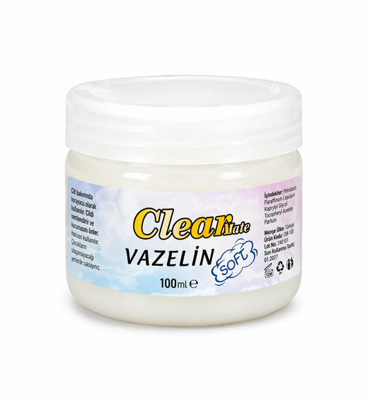 CleaMate Vazelin Soft 100 ml Nemlendirici ve Koruyucu Cilt Bakım Vazelin