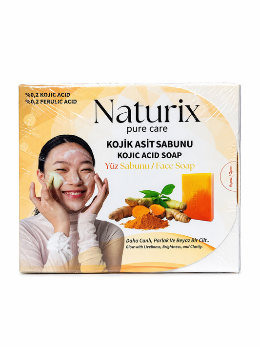 Naturix Kojik Asit Cilt Bakım Seti (Serum + Sabun ) Kampanyalı İkili Set Aydınlatıcı & Leke Karşıtı